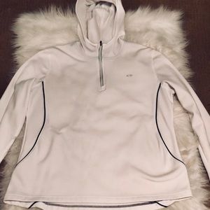 Champion white workout hoodie
